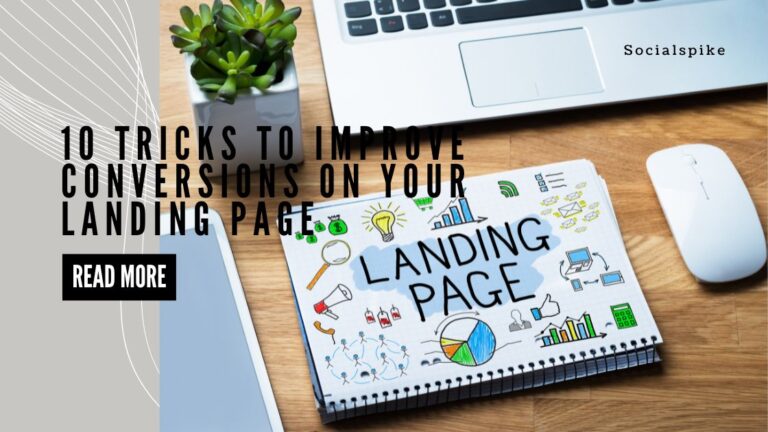 improve conversions on your landing page